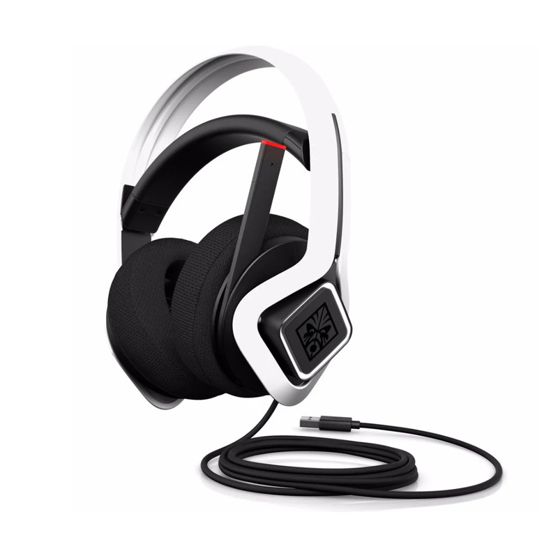 HP Mindframe Prime OMEN Wired Gaming Headphones - White - سماعة